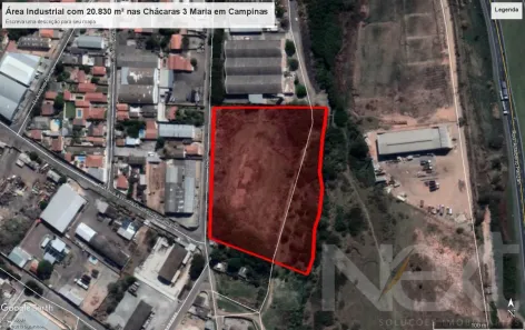 Lote/Terreno à venda, 20830m² no Chácara Três Marias, Campinas