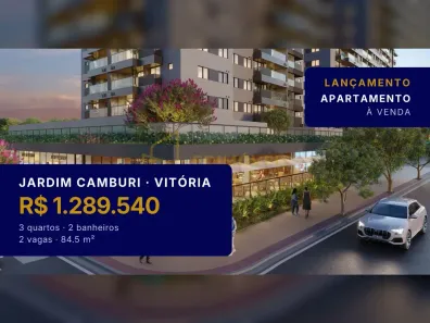 Apartamento com 3 Quartos à venda, 84m² no Jardim Camburi, Vitória