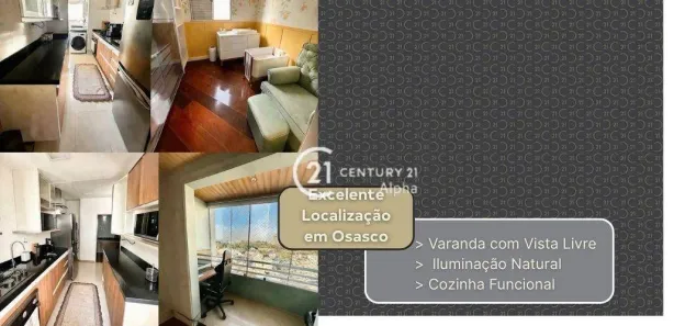 Apartamento com 2 Quartos à venda, 66m² no Jardim das Flores, Osasco