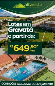 Lote/Terreno com 1 Quarto à venda, 300m² no Gravatá Centro, Gravatá