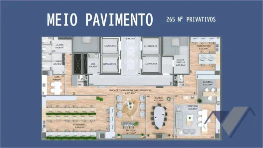 Sala Comercial à venda, 265m² no Centro, Cascavel