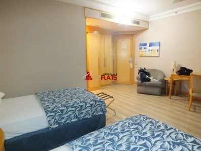 Flat com 1 Quarto para alugar, 32m² no Higienópolis, São Paulo