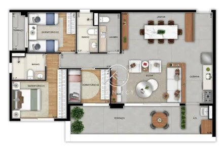Apartamento com 3 Quartos à venda, 109m² no Parque Imperial, São Paulo