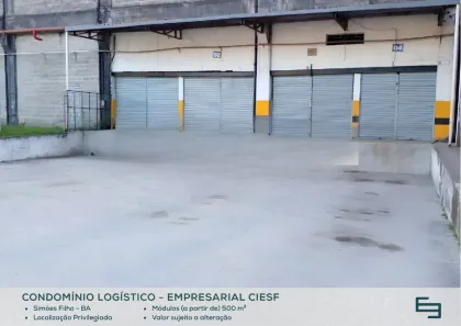 Galpão/Depósito/Armazém para alugar, 500m² no Cia Sul, Simões Filho