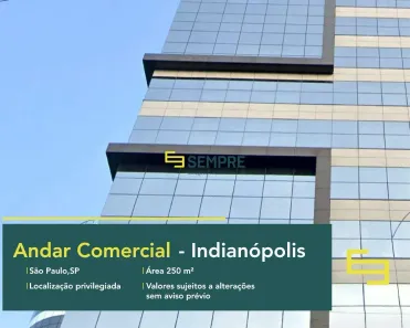 Imóvel Comercial para alugar, 250m² no Indianópolis, São Paulo