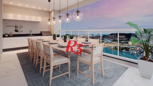 Apartamento com 3 Quartos à venda, 227m² no Ponta da Praia, Santos