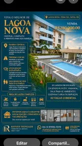 Apartamento com 3 Quartos à venda, 85m² no Lagoa Nova, Natal