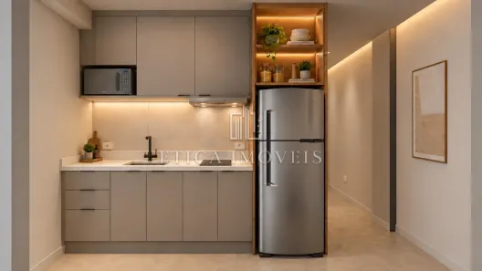 Apartamento com 1 Quarto para alugar, 22m² no Água Verde, Curitiba