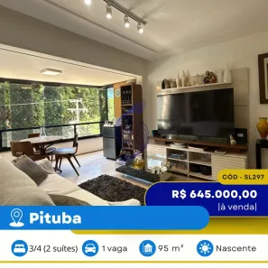 Apartamento com 3 Quartos à venda, 95m² no Pituba, Salvador