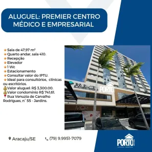 Ponto Comercial para alugar, 47m² no Jardins, Aracaju