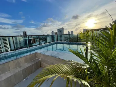 Flat com 1 Quarto à venda, 29m² no Tamarineira, Recife