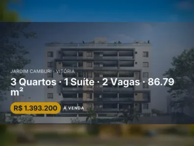 Apartamento com 3 Quartos à venda, 86m² no Jardim Camburi, Vitória