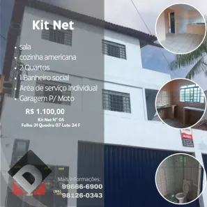Kitnet com 2 Quartos para alugar, 50m² no Nova Marabá, Marabá
