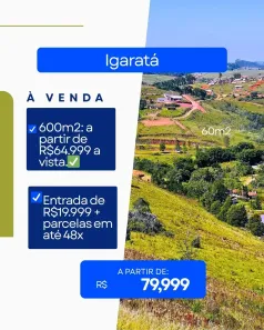 Lote/Terreno à venda, 600m² no Centro, Igaratá