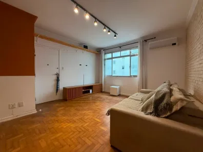 Apartamento com 2 Quartos para alugar, 75m² no Ponta da Praia, Santos