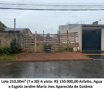 Lote/Terreno à venda, 210m² no Jardim Maria Inês, Aparecida de Goiânia