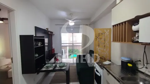 Apartamento com 1 Quarto para alugar, 27m² no Jardim Caravelas, São Paulo