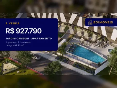 Apartamento com 2 Quartos à venda, 59m² no Jardim Camburi, Vitória