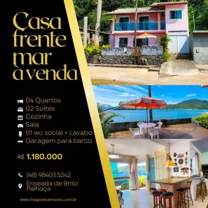 Sobrado com 4 Quartos à venda, 230m² no Enseada do Brito (Ens Brito), Palhoça