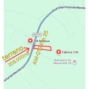 Lote/Terreno à venda, 208000m² no Tarumã-Açu, Manaus