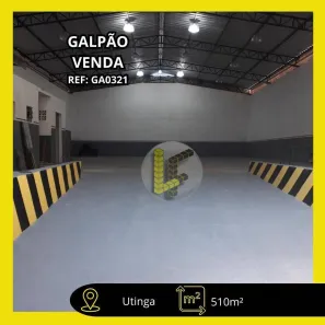 Galpão/Depósito/Armazém à venda, 510m² no Vila Metalúrgica, Santo André