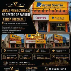 Prédio Comercial à venda, 320m² no Centro, Barueri