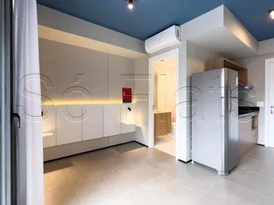 Apartamento com 1 Quarto para alugar, 27m² no Brooklin Paulista, São Paulo