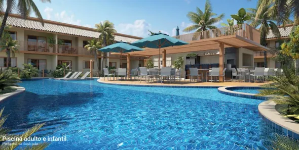 Casa de Condomínio com 2 Quartos à venda, 73m² no Barra do Pojuca (Monte Gordo), Camaçari