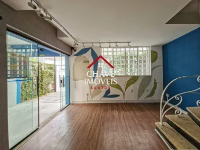 Imóvel Comercial para alugar, 126m² no Gonzaga, Santos