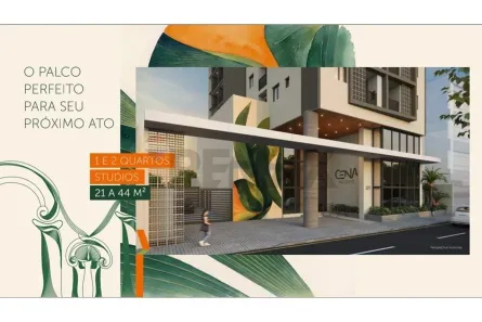 Apartamento com 1 Quarto à venda, 22m² no Centro, Curitiba