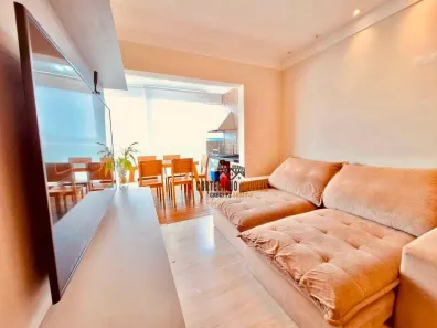 Apartamento com 3 Quartos para venda ou aluguel, 88m² no Campo Grande, Santos