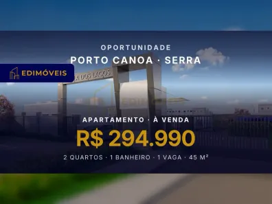 Apartamento com 2 Quartos à venda, 45m² no Porto Canoa, Serra