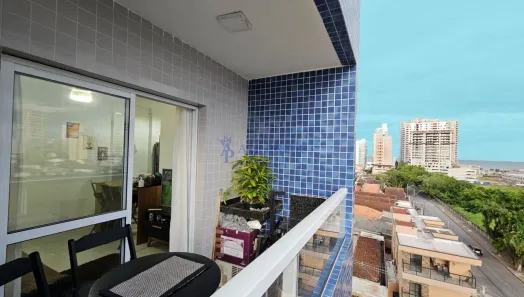 Apartamento com 2 Quartos para alugar, 56m² no Guilhermina, Praia Grande