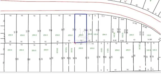 Lote/Terreno à venda, 250m² no Parque Jaçatuba, Santo André