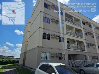 Apartamento com 2 Quartos à venda, 46m² no Muribara, São Lourenço da Mata