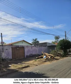 Lote/Terreno à venda, 360m² no Setor Faiçalville, Goiânia