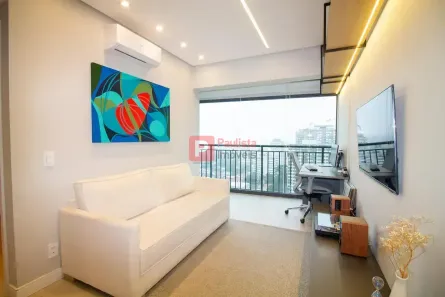 Apartamento com 1 Quarto à venda, 33m² no Santo Amaro, São Paulo