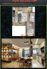 Apartamento com 1 Quarto à venda, 43m² no Vila Rosália, Guarulhos