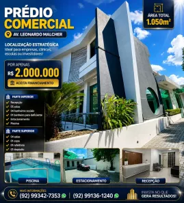 Prédio Residencial à venda, 1050m² no Novo Aleixo, Manaus