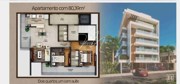 Apartamento com 2 Quartos à venda, 80m² no Nossa Senhora da Vitória, Ilhéus