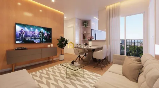 Apartamento com 2 Quartos à venda, 48m² no Caguassu, Sorocaba