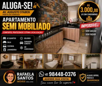 Apartamento com 2 Quartos para alugar, 69m² no Jardim Paulista, Campina Grande do Sul