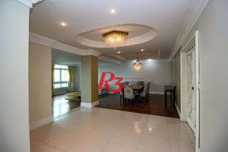 Apartamento com 4 Quartos para alugar, 355m² no Boqueirão, Santos