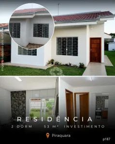 Casa com 2 Quartos à venda, 53m² no Vila Militar I, Piraquara