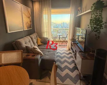 Apartamento com 1 Quarto para alugar, 49m² no Vila Mathias, Santos