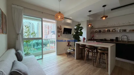 Apartamento com 1 Quarto para alugar, 55m² no Campo Grande, Santos