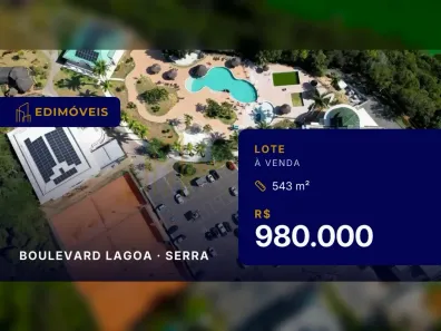 Lote/Terreno à venda, 543m² no Boulevard Lagoa, Serra