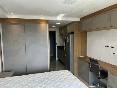 Flat com 1 Quarto para alugar, 25m² no Santo Amaro, São Paulo