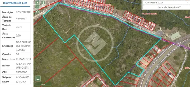 Lote/Terreno à venda, 44000m² no Condomínio Florais Cuiabá Residencial, Cuiabá