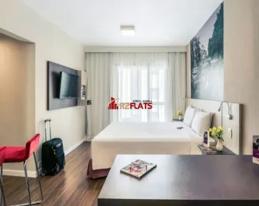 Flat com 1 Quarto à venda, 32m² no Cerqueira César, São Paulo